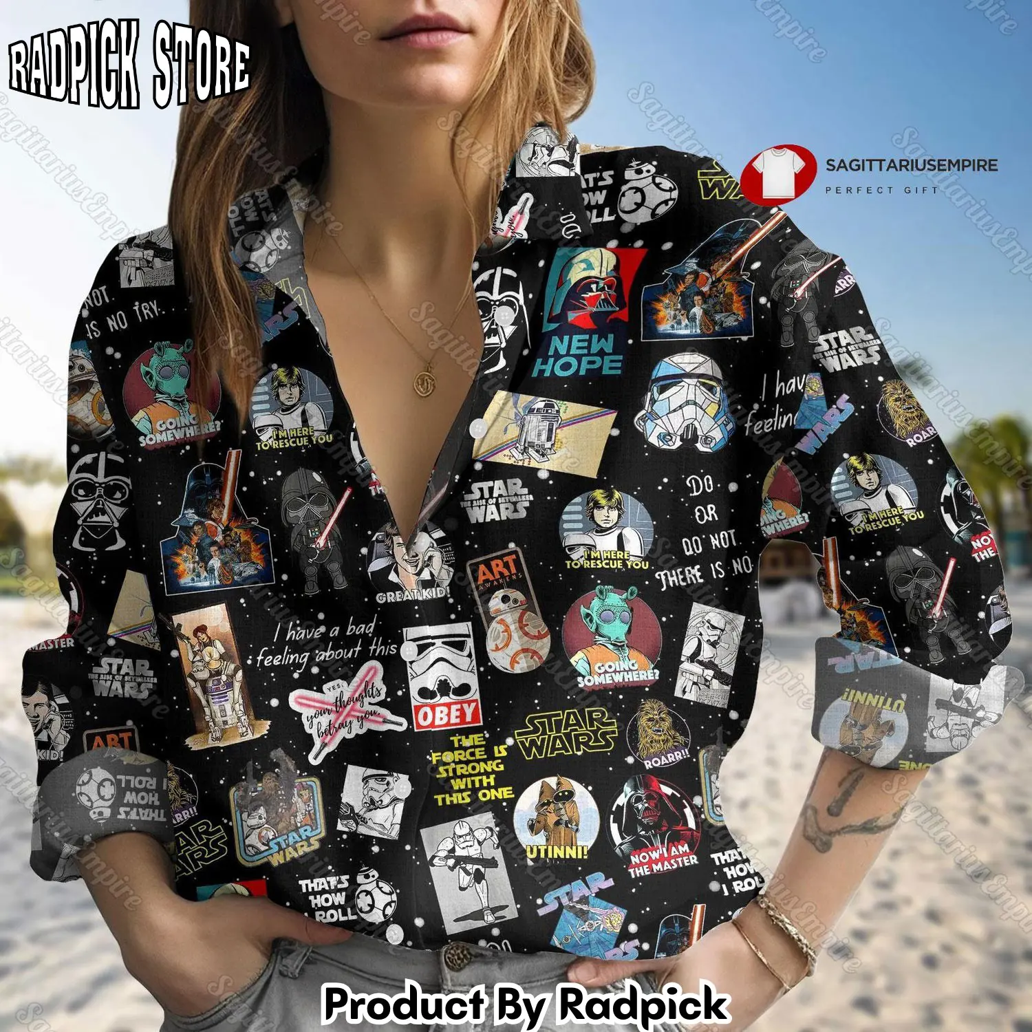 Radpick star wars linen shirt star wars shirt star wars button down shirt star wars long sleeve shirt star wars shirt movie blouses rp662137